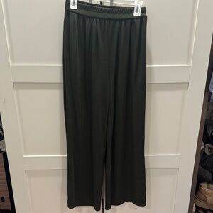 Amazon Women’s Wide Leg Pull-On Pants in Olive